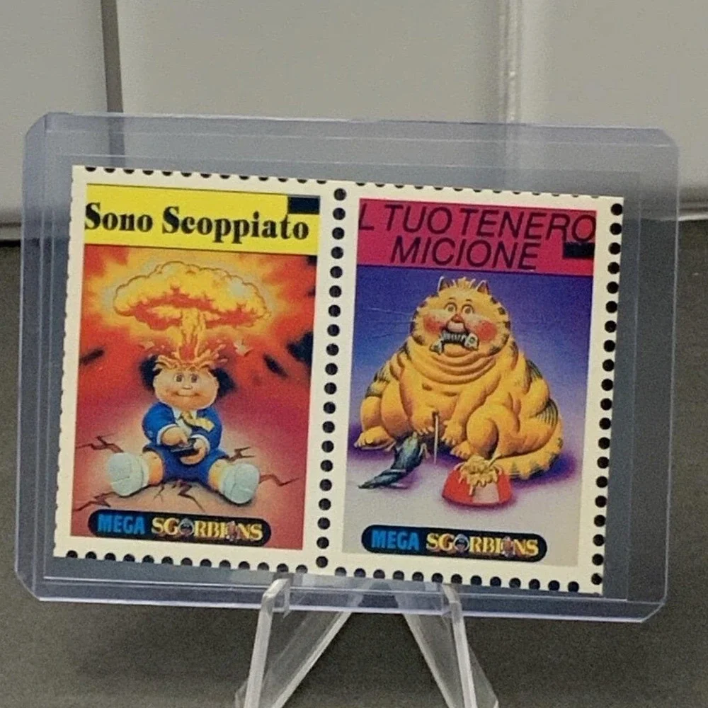 1990 Mitici Sgorbions Cerno‎ Bill Aka Adam Bomb Garbage Pail Kids GPK